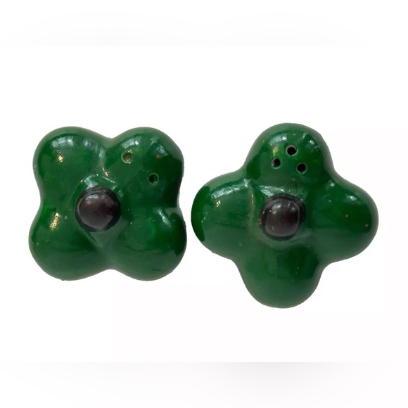 Vintage Monkey Bell Pepper Acacia Wood Salad Chip Dip Bowl Set Salt & Pepper - Picture 13 of 13